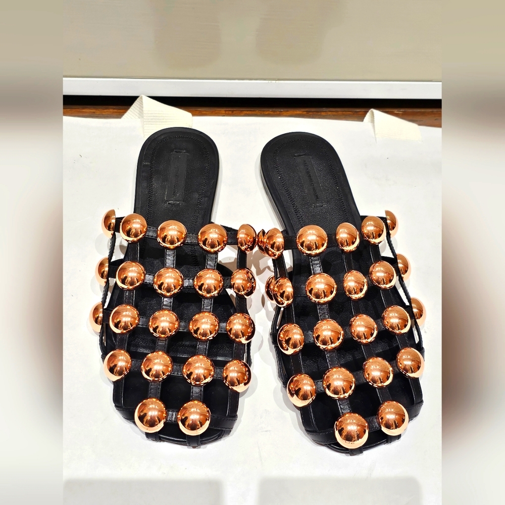 Alexander Wang studded slide